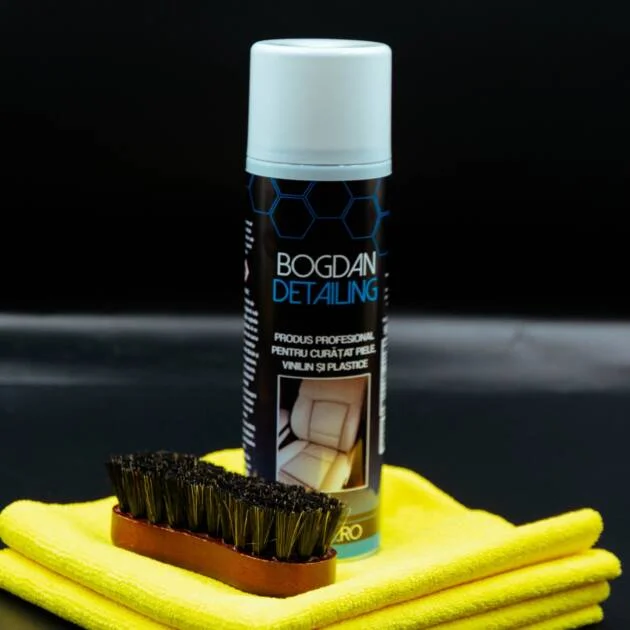 Kit de limpieza de cuero con cepillo